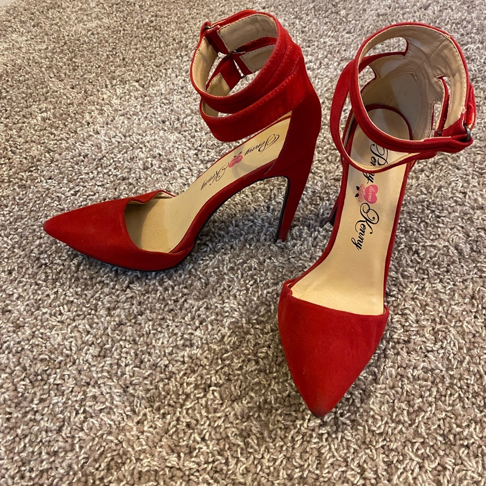 Penny Loves Kenny Vibrant Red Heels